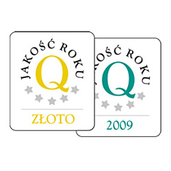 Jakość Roku 2009  oraz Jakość Roku Złoto