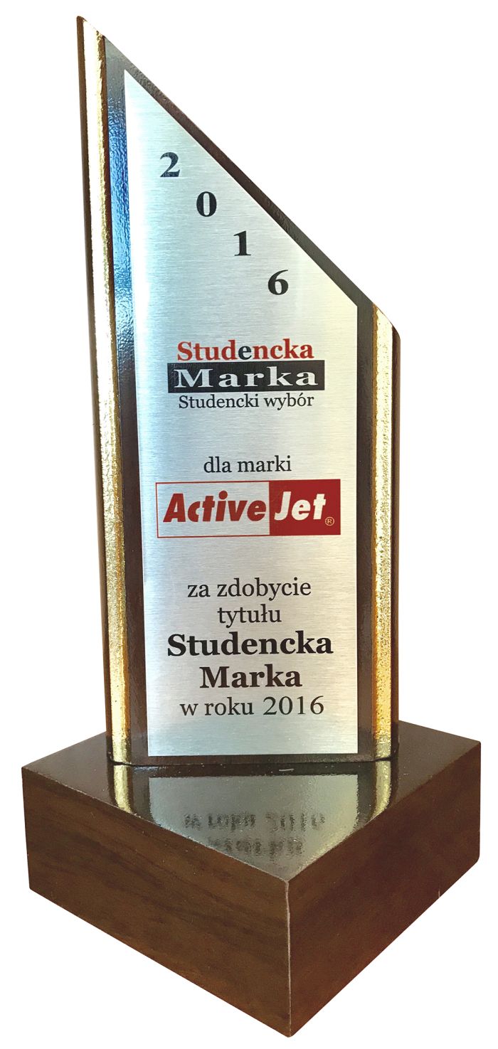 Activejet Studencką Marka Roku 2016